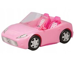 Dromader Cabriolet Speelgoedauto voor Poppen - Roze