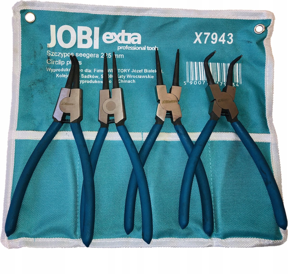 Jobi Ringtangenset 4 Stuks 225 mm