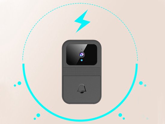 Draadloze Video Intercom met WiFi & App - Deurbel met Camera - Draadloze - €29,99