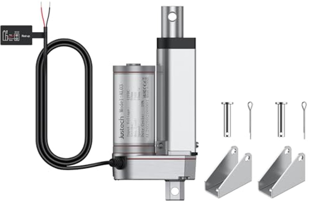 Verstelbare lineaire motor 12V DC 750N voor poortopener en elektrische toepassingen