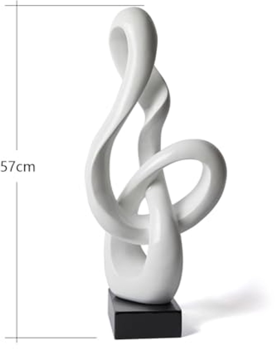 Moderne sculptuur decoratieve muziek noot standbeeld voor thuis cadeau