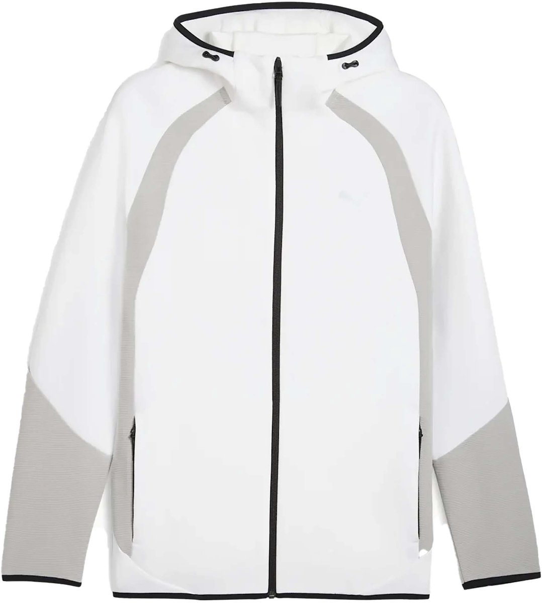 Puma Evostripe Fz Hoodie Dk Sportwear Volwassen Wit