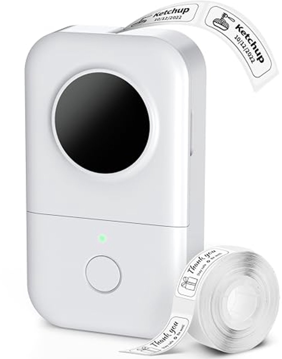 Draagbare labelprinter voor monochroom afdrukken - Bluetooth en snelle print snelheid