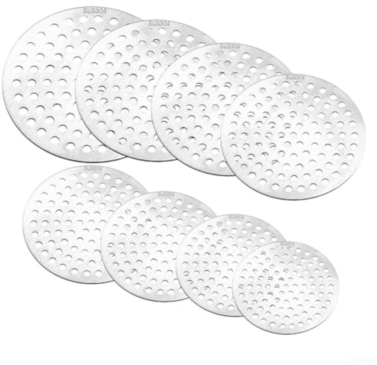 Roestvrij Stalen Douche Afvoer Cover met Haarfilter - 6CM