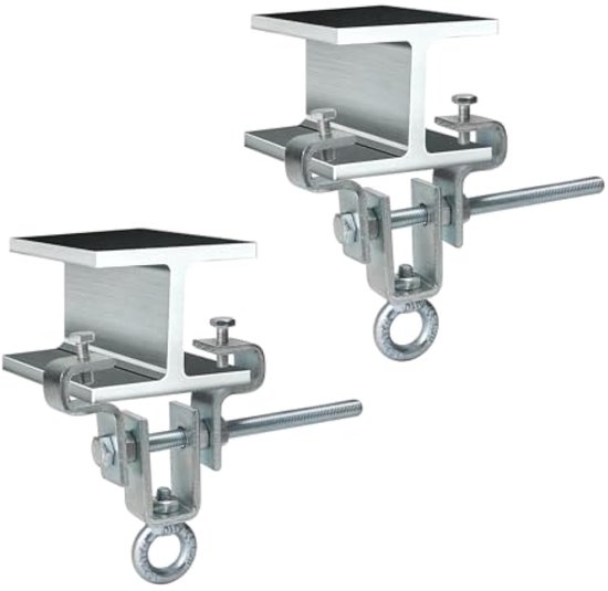 FSWWSF Stahlträgerklemme, I-Beam aufhänger, Stahlträger Befestigung, Hanger Boxsackaufhänger für Balken Einstellbar von 63 mm bis 220 mm Hält 204 kg Schwerkraft Stand (1