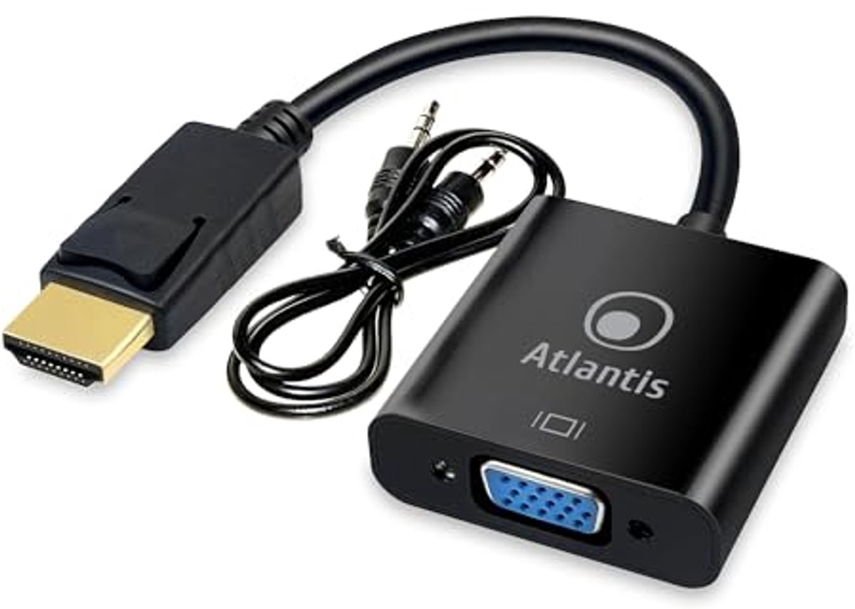HDMI naar VGA adapter met analoge audio