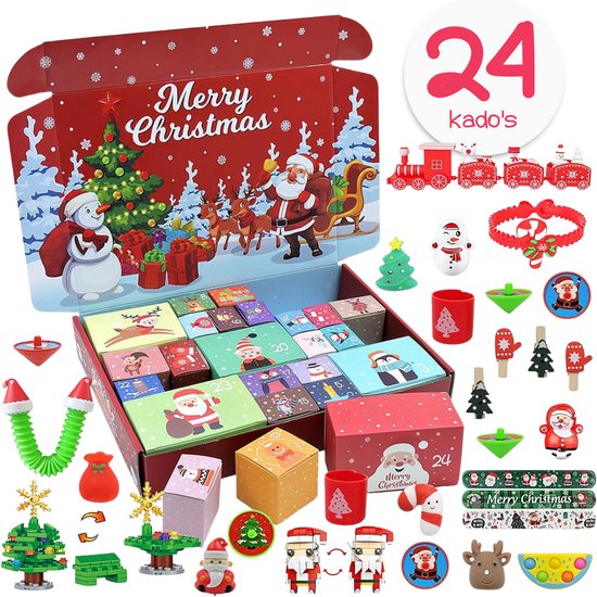 Fidget Toys Cadeauset 24 Stuks – Speelgoed & Stress Speelgoed – Adventskalender 2026