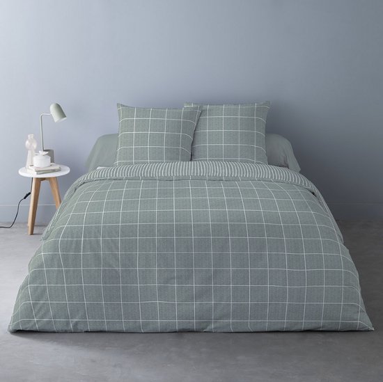dekbedovertrek de Luxe en flanelle de Katoen Noche Jadeite - 240x220