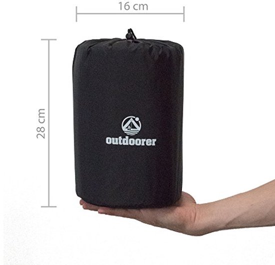 Ultralichte Zelfopblazende Slaapmat voor Trekking en Kamperen - Compact en Comfortabel van Merkloos — afbeelding 2