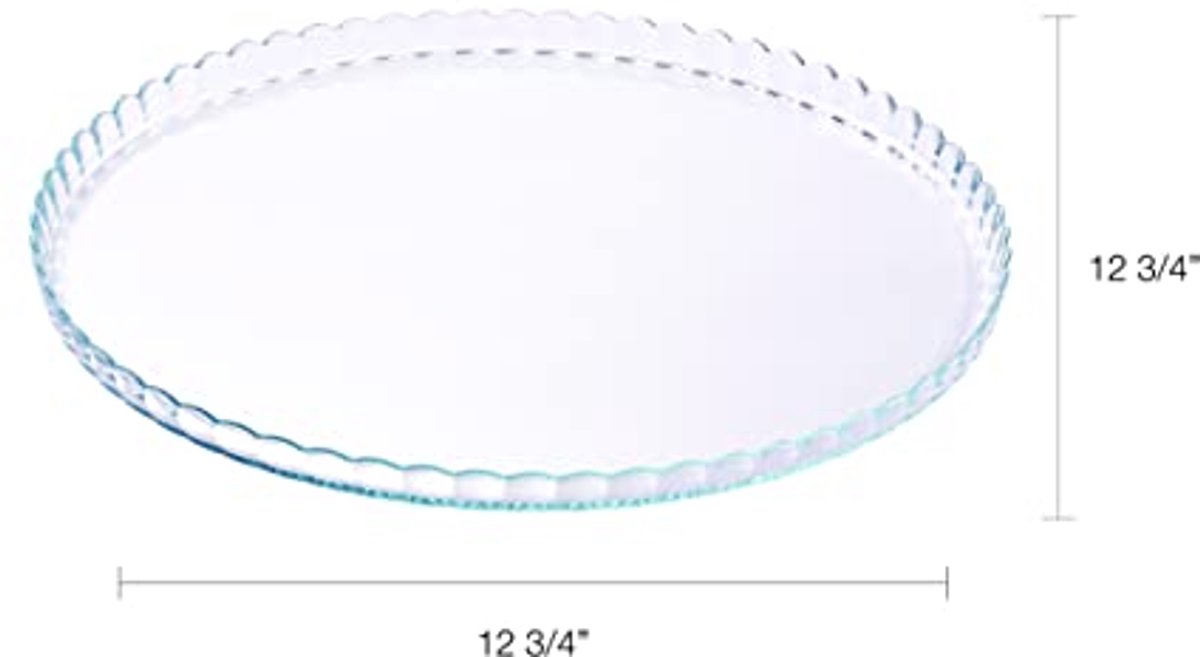 Taartplateau van Glas - Ideaal voor Taarten, Cupcakes en Desserts - Ø 32,2 cm