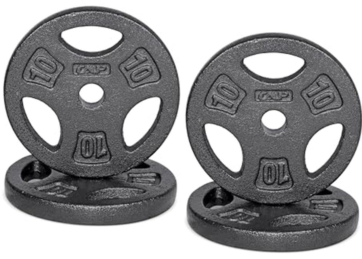 Standaard 1-Inch Grip Gewichtsschijven 4,5 kg - Set van 4