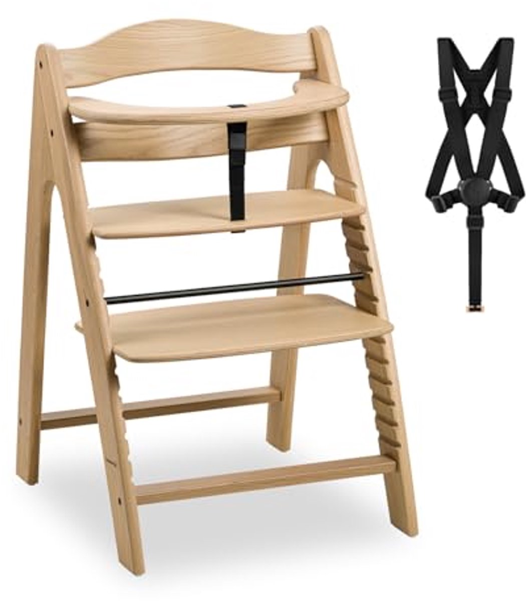 Verstelbare Houten Kinderstoel voor 6 Maanden en Ouder - Ergonomisch en Veilig