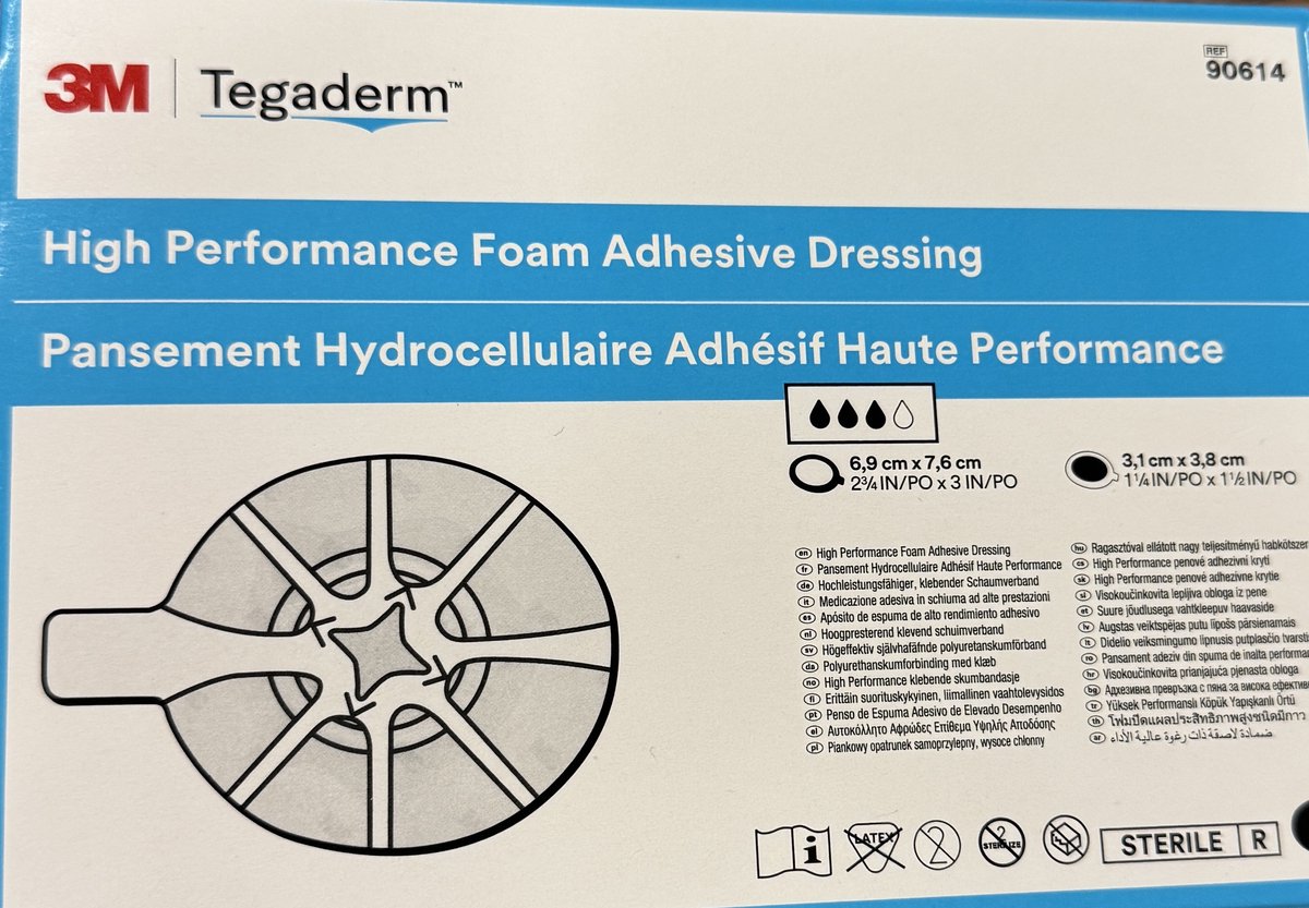 3M - Tegaderm - Klevend schuimverband - 10 cm x 11 cm