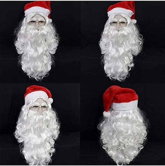 Pruik en baard kerstman keizerlijk. Volgende dag geleverd