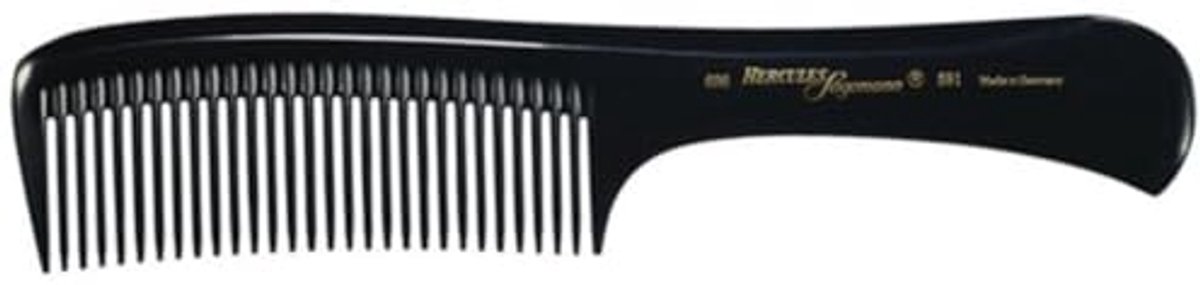 Extra brede kam met handvat voor een zachte verzorging van het haar | Ideaal voor het ontklitten van haar | 22.4 cm