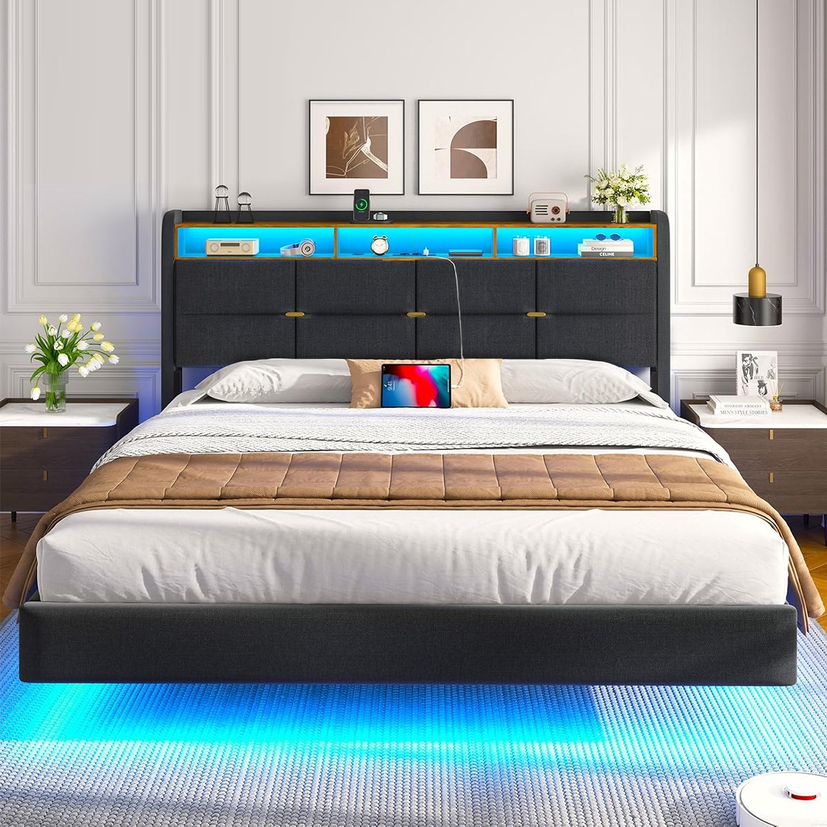 Tweepersoonsbed Tweepersoonsbed 140x190 cm Bedframe - afbeelding 4