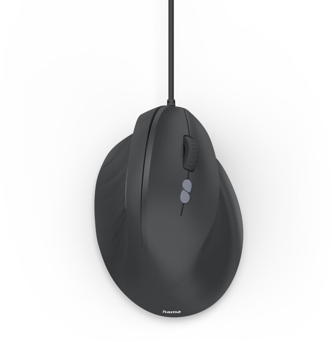 Hama ECM-500R - Optische bedrade muis - 7 knoppen - Ergonomisch - Stil - Zwart