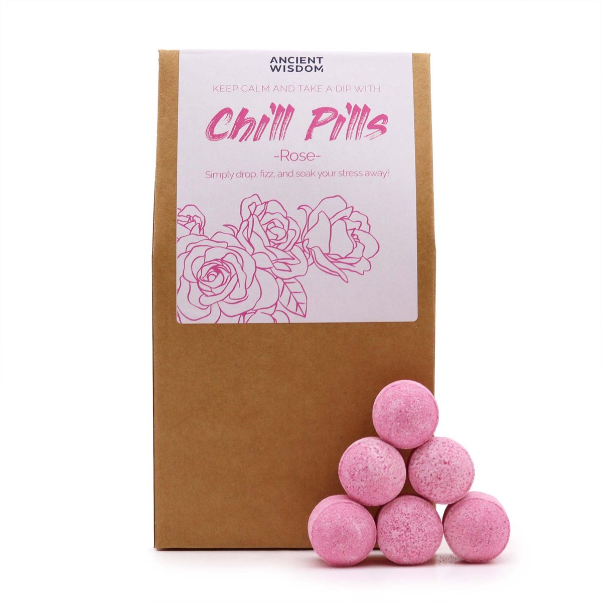 Chill Pills Geschenkverpakking 350g - Roos