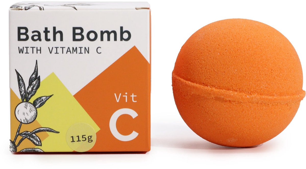 4 x Badbruisballen met vitamine C en etherische oliën