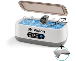 Ultrasoon Reiniger 640 ml – Brillenreiniger – Sieraden Reiniger – Brillenbad – Ultrasoon Reinigingsapparaat – Inclusief Microvezeldoekje – SH Vision