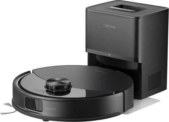 Roborock Robot VC Q10 VF+ Zwart, 10.000 Pa Hyperforce zuigkracht, dubbel anti-klit systeem, Vibra Rise 2.0 veegsysteem