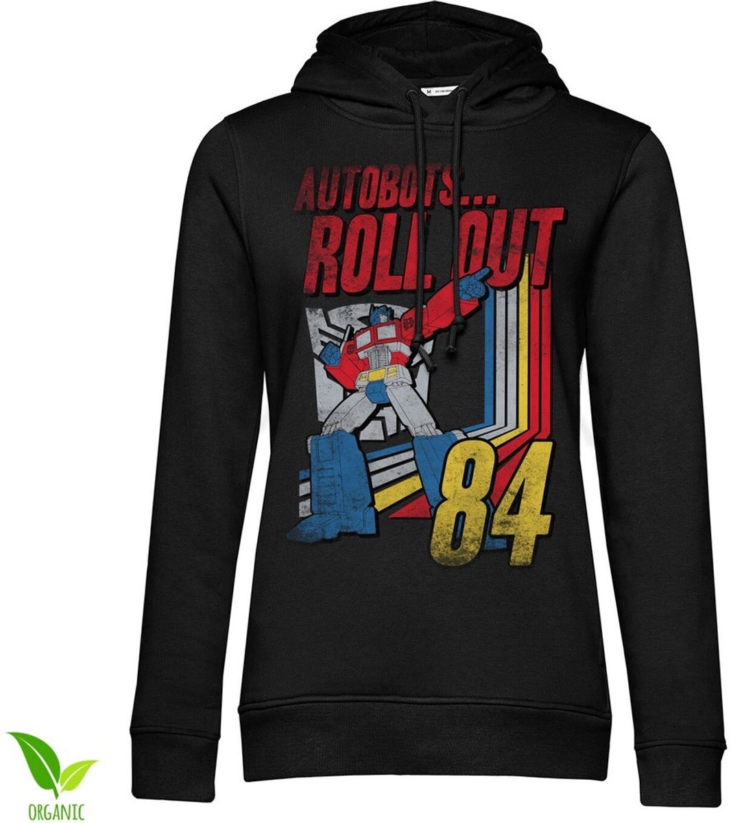 Transformers Autobots - Roll Out Girls dameshoodie zwart