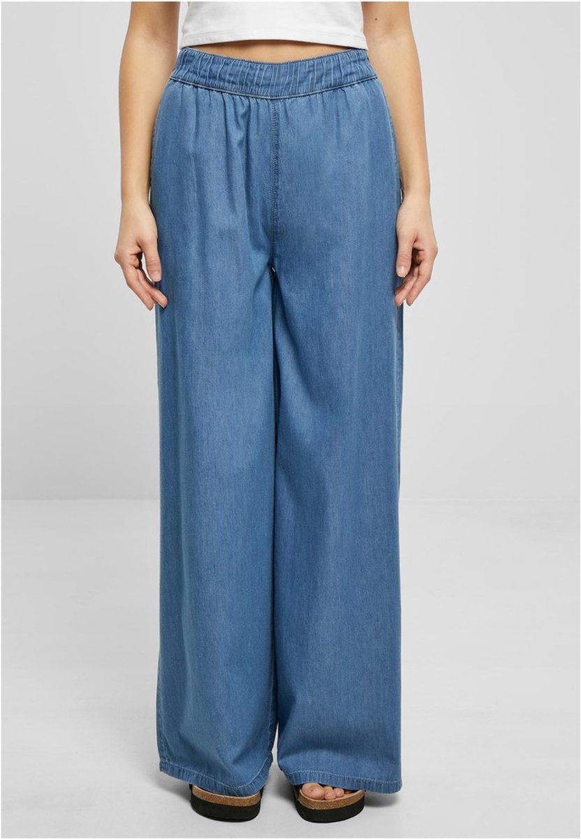 Urban Classics Light skyblue washed Wijde broek 3XL Blauw