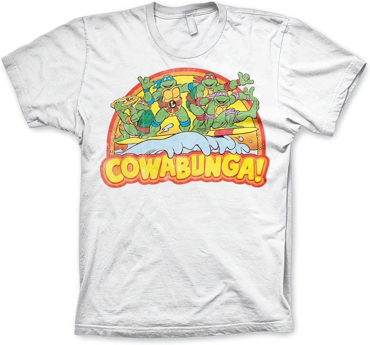 Teenage Mutant Ninja Turtles TMNT Cowabunga T-shirt NIC-1-TMNT009-H46-13