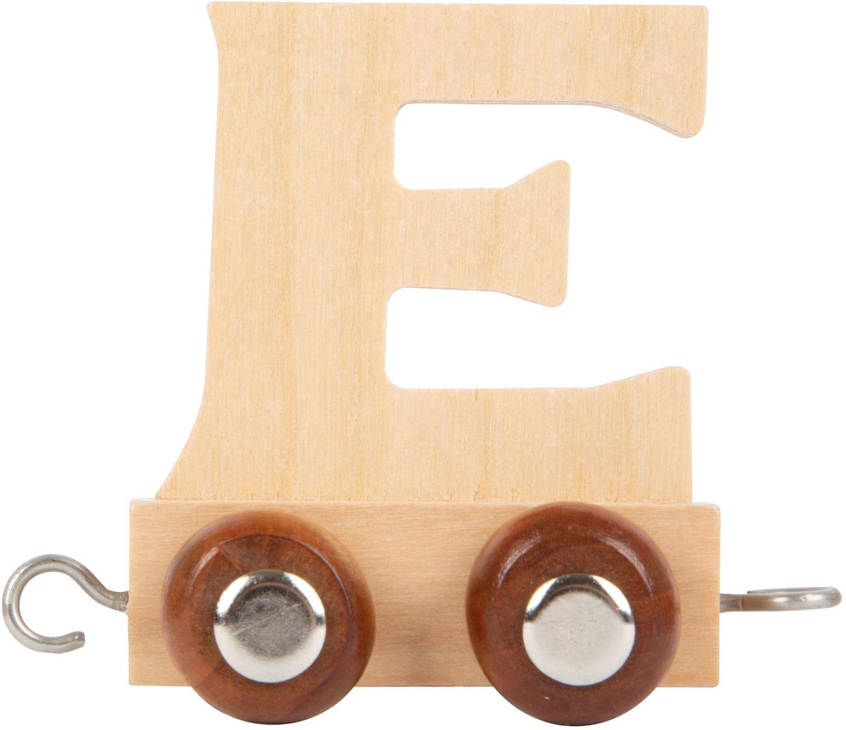 Small Foot - Houten Lettertrein - E - 12 stuks