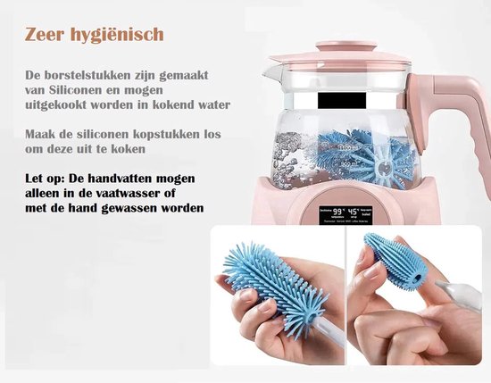 Baby Flessenrek - Droogrek Babyflessen - Afdruiprek Grijs van Flessenbar — afbeelding 4