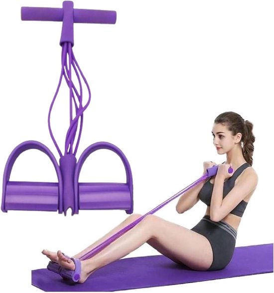 Bandes De Résistance Avec Poignées – Élastiques Fitness Abdos Fessiers Bras – Antidérapantes