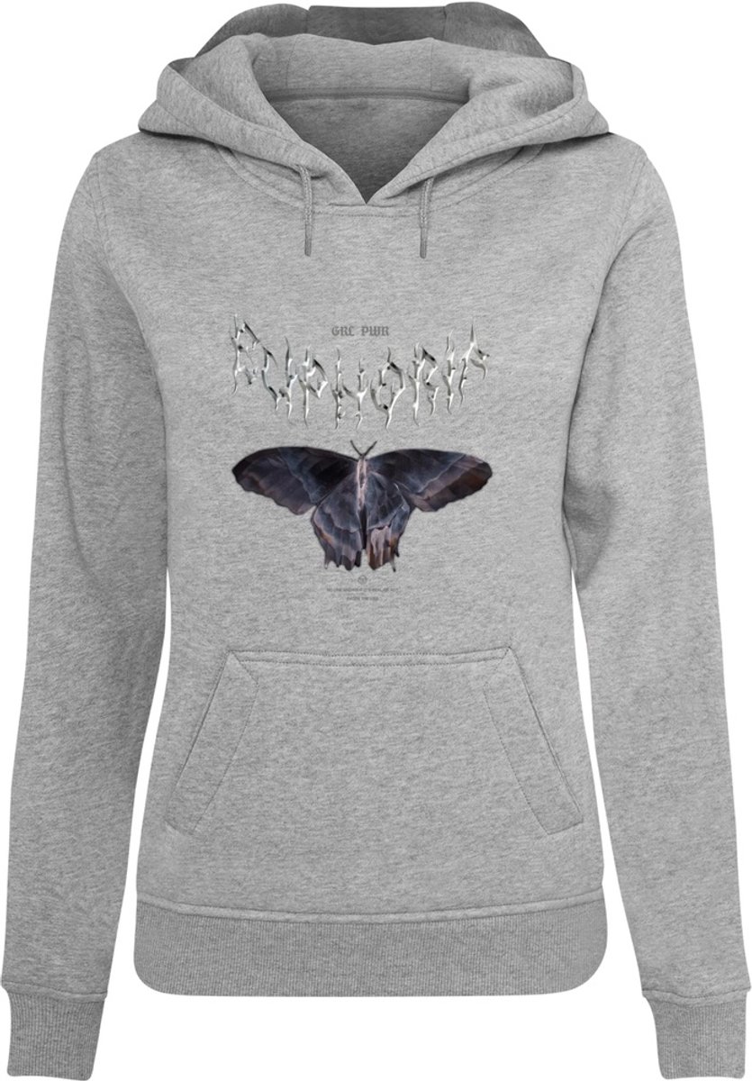 Mister Tee Damen Euphoria Hoody MST043 Heather -L Grijs