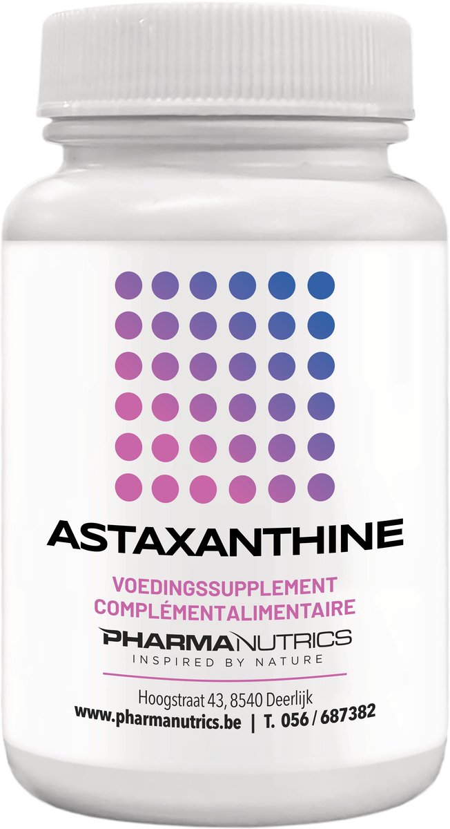 Astaxanthine PharmaNutrics – Natuurlijke Antioxidant (60 V-Caps)