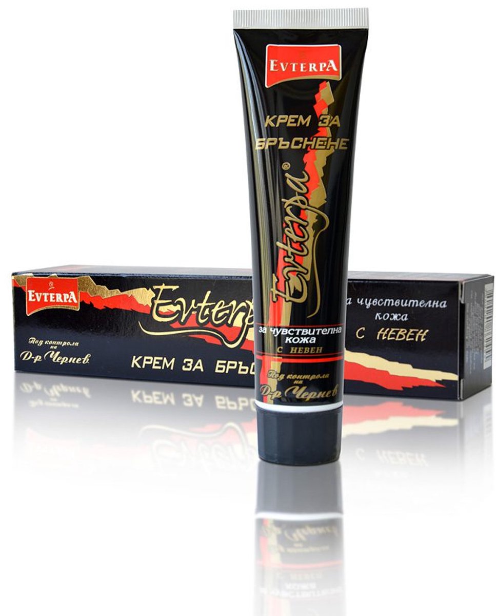 Zachte scheer creme voor mannen - geschikt voor zeer gevoelige huid - calendula extract 100ml