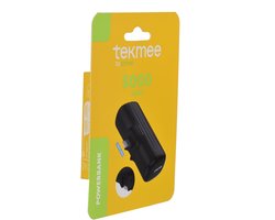 Tekmee Powerbank 5000 mAh – Draagbare Oplader – USB-C en Lightning – Snelladen tot 2.1A