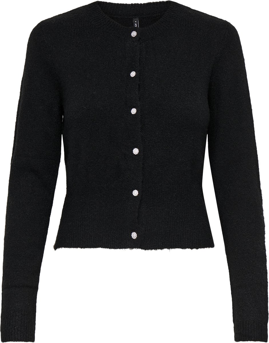 ONLY ONLHAVANNA LS BUTTON CARDIGAN KNT Dames Cardigans Zwart