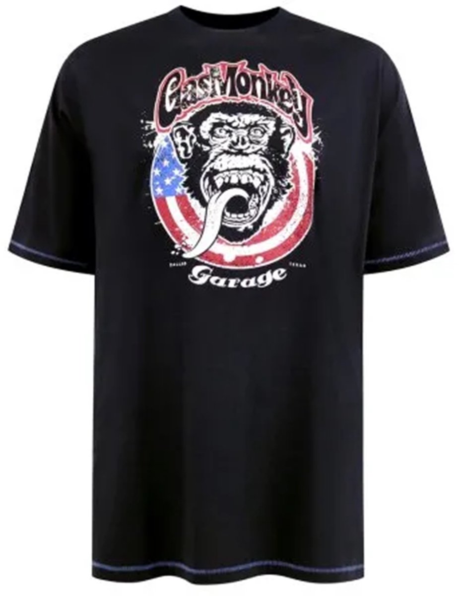 Duke 555 Birkenhead T-shirt Blauw Big Men Size 4XL