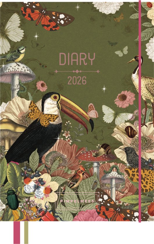 Foto: Pimpelmees terra botanica diary 2026 tucan olive