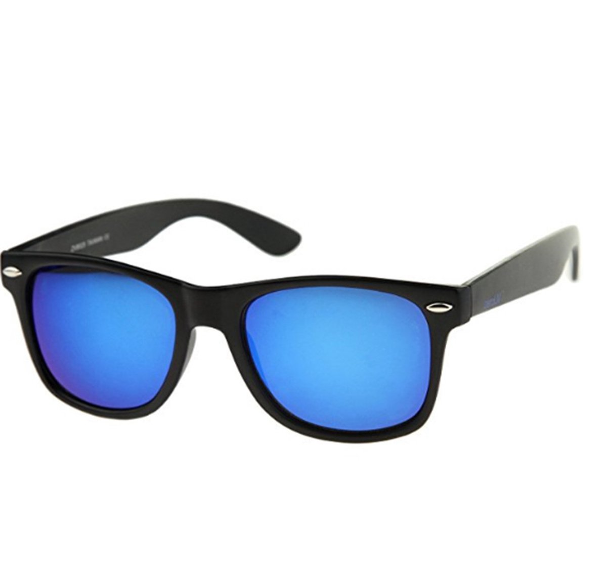 Gepolariseerde zonnebril met UV400 - Zwart / Blauw