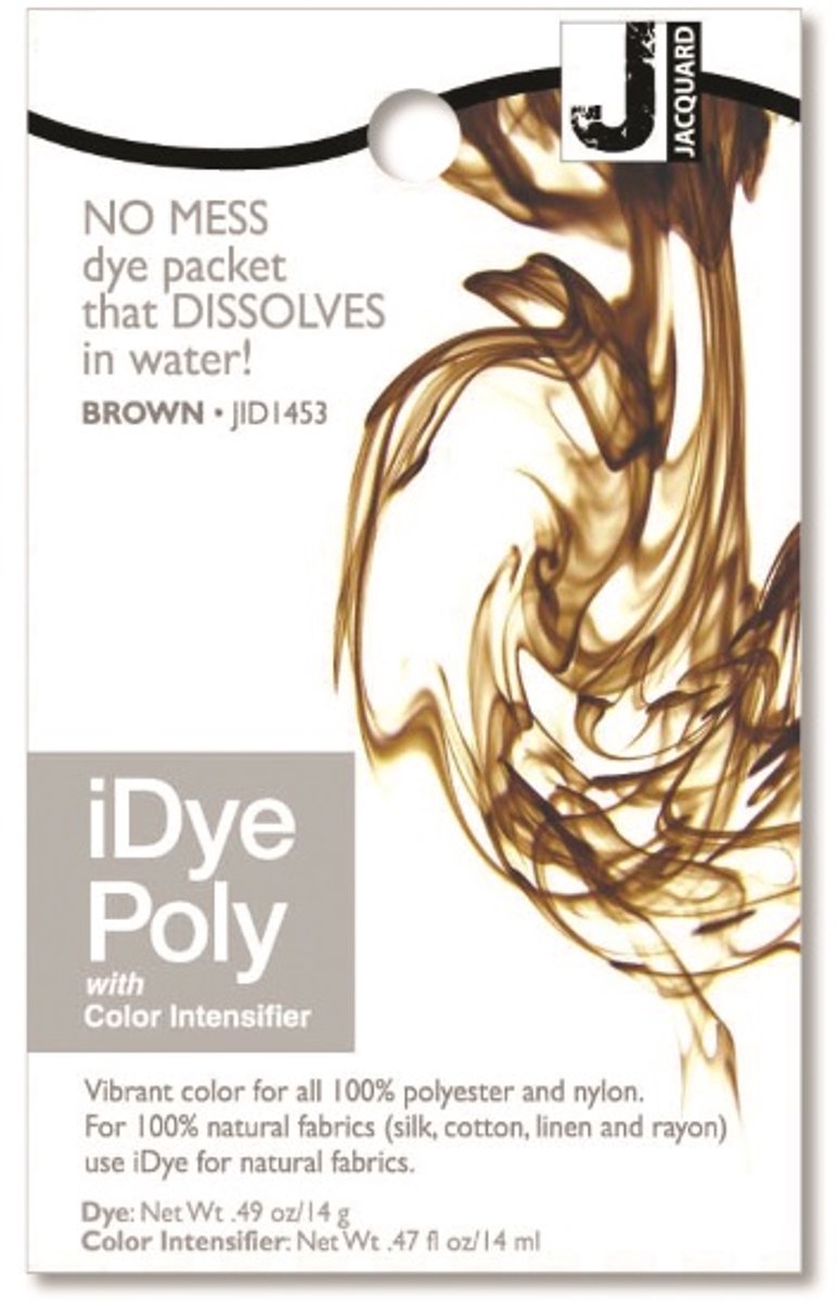 Jacquard iDye Poly textielverf Bruin 14 g