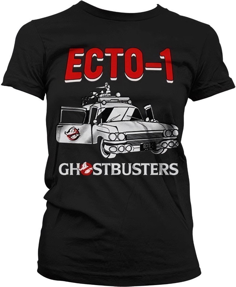 Ghostbusters Dames Tshirt -M- Ecto-1 Zwart