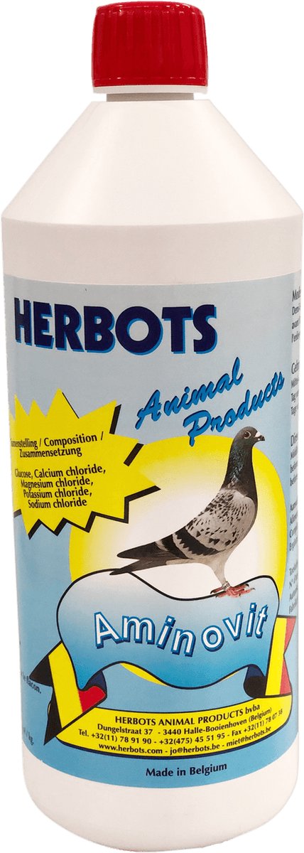 Herbots Aminovit 1L - voor postduiven