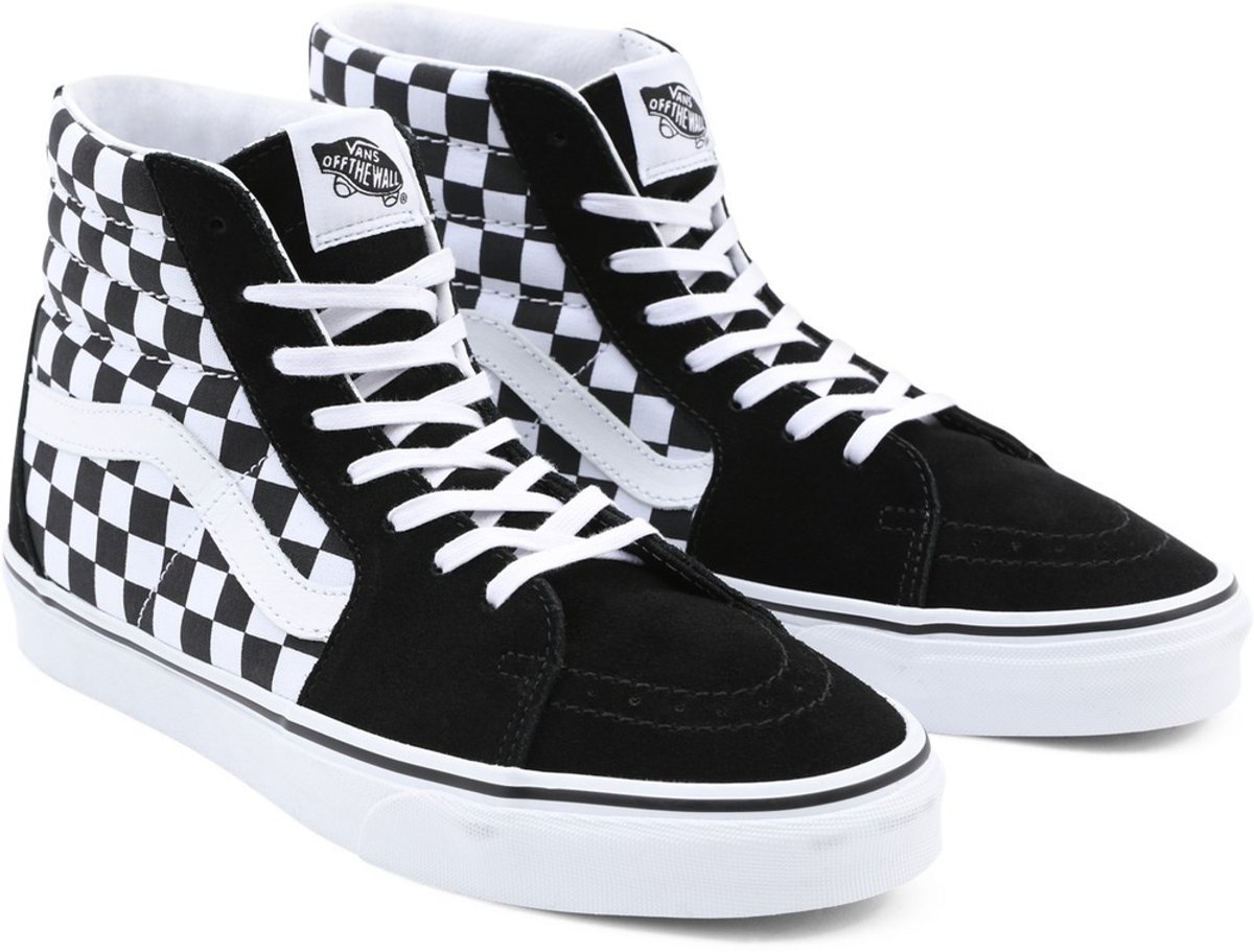 Vans Sneakers Unisex Hi Checkerboard Zwart