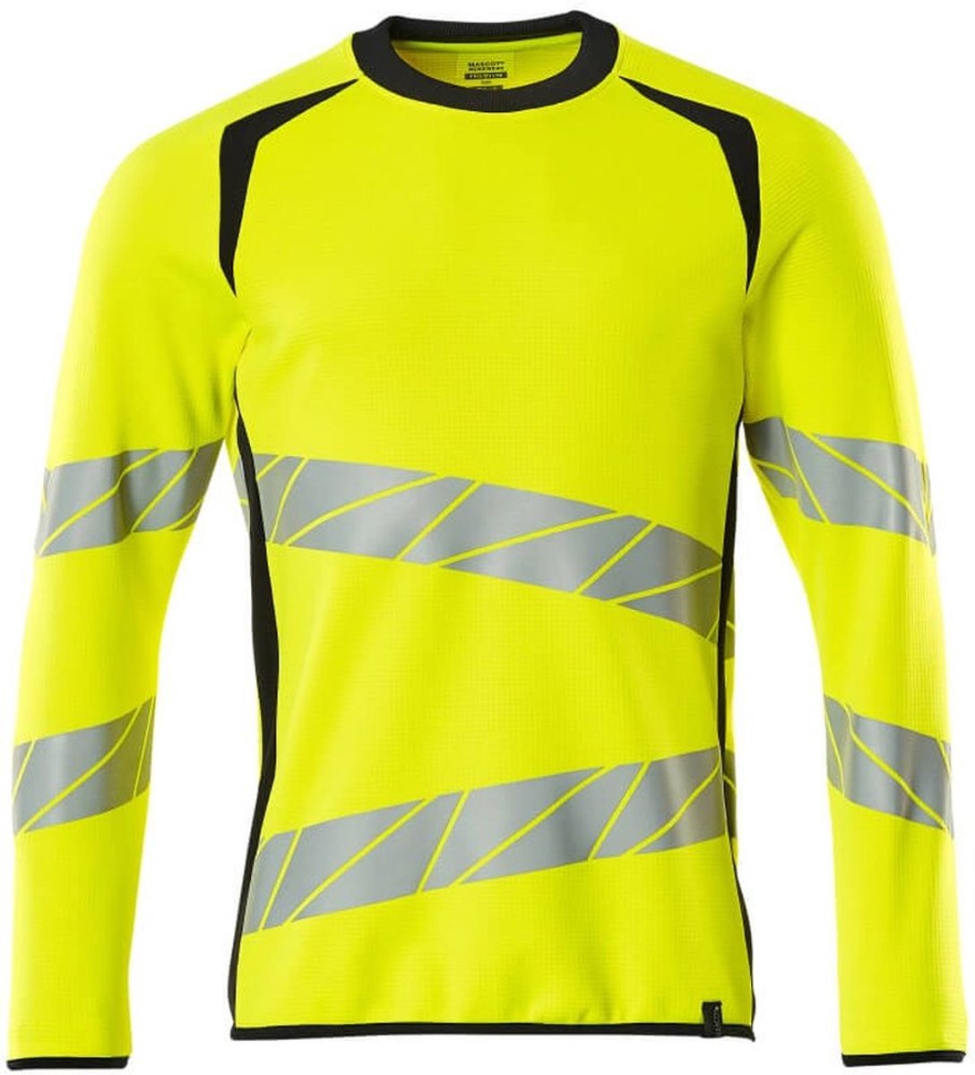 Mascot Accelerate Safe Sweatshirt 19084-781 - hi-vis geel/donkermarine - XL