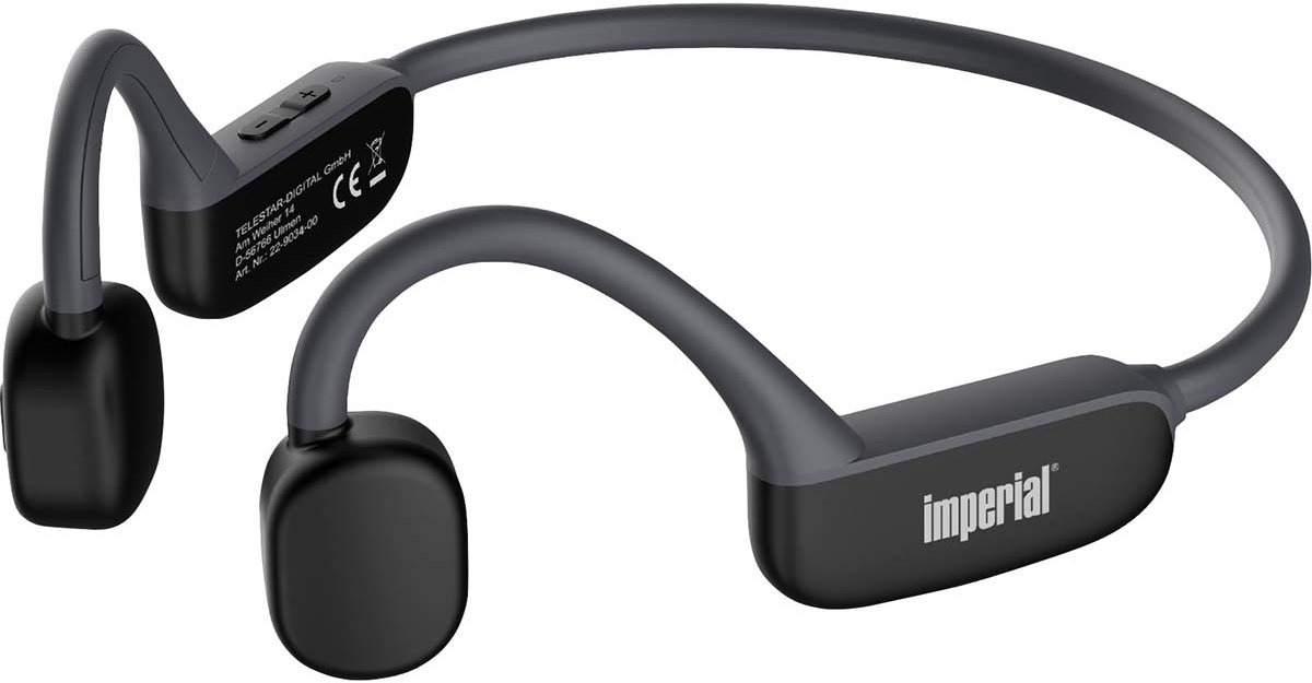 Imperial BluTC Active 2 - Bone Conduction Headphone – Bluetooth – 32GB – Zwart