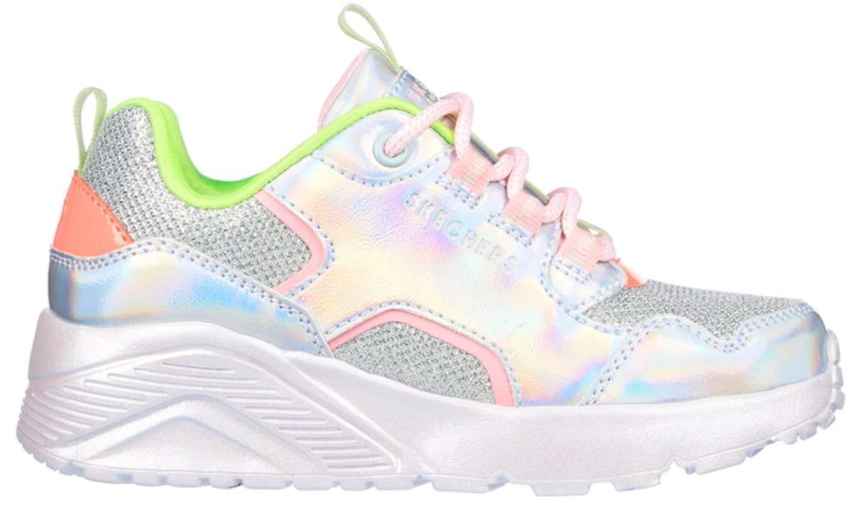 Skechers Uno Lite Metallic Pops Kindersneakers | Lichtgewicht & Comfort | Maat 33,5 EU — cadeau in Cadeau-ideeën - foto 5