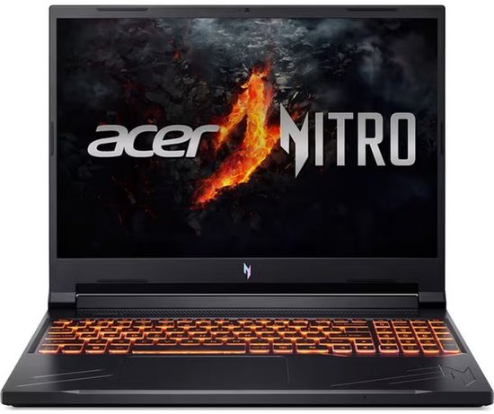 Acer Gaming Acer Nitro V 16 ANV16-71 Intel Core I5-14450HX - 16GB DDR DDR5 - 512GB SSD - Geforce RTX 4060 8GB - 15.6'' Scherm 165HZ IPS Windows 11 Professional QWERTY - Acer - Hoofdafbeelding