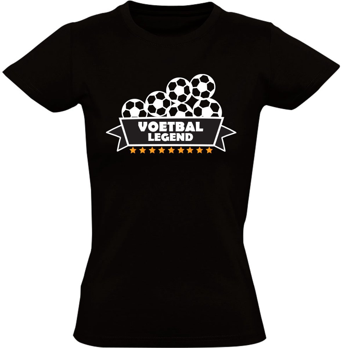 Voetbal Legend Dames T-shirt - Voetbal - sport - hobby - plezier - shirt