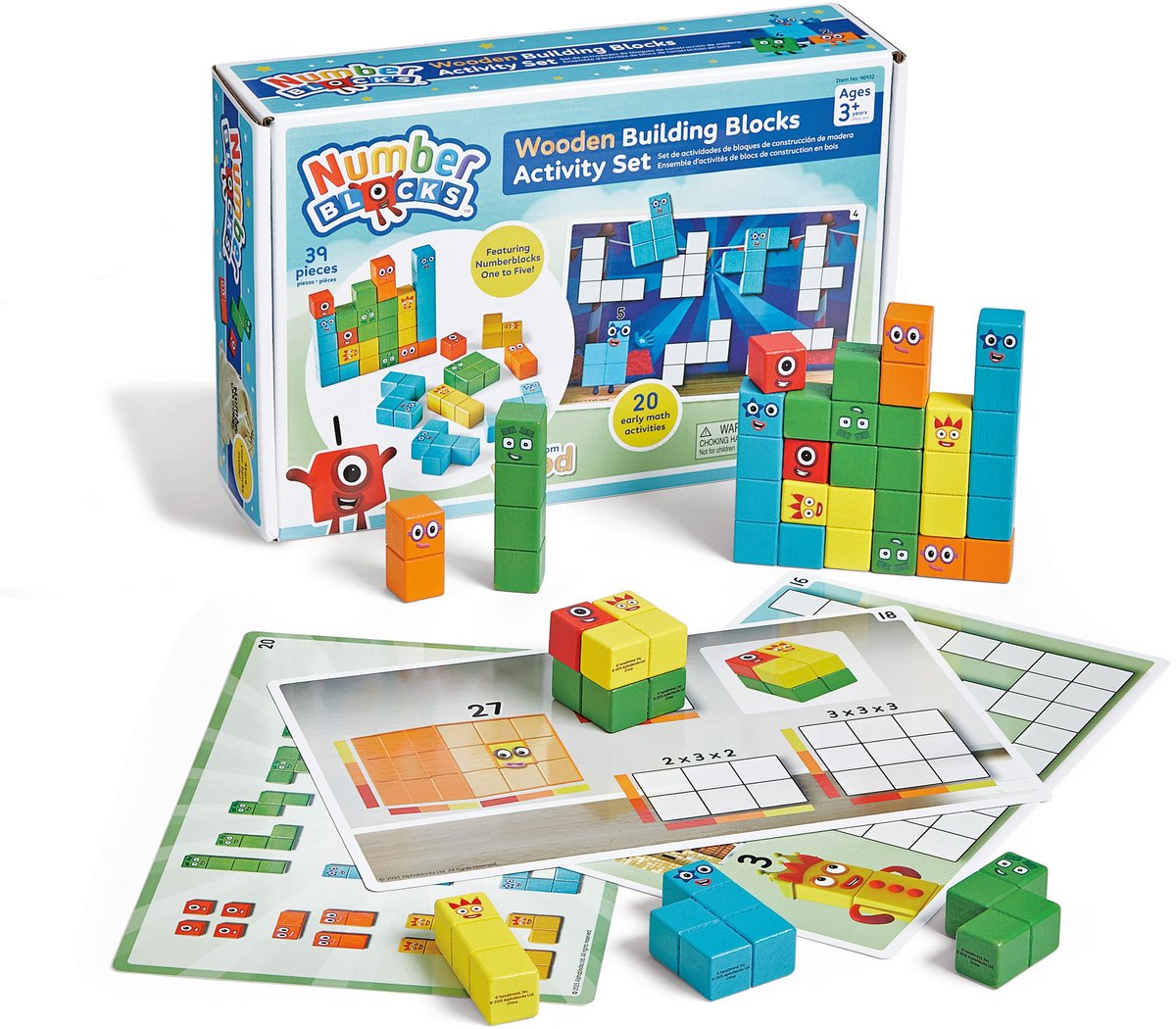 Learning Resources numberblocks™ wooden building blocks activity set - 3+