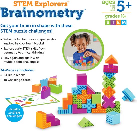 Brainometry Learning Resources educatief spel STEM Explorers Brainometry - 3D ...